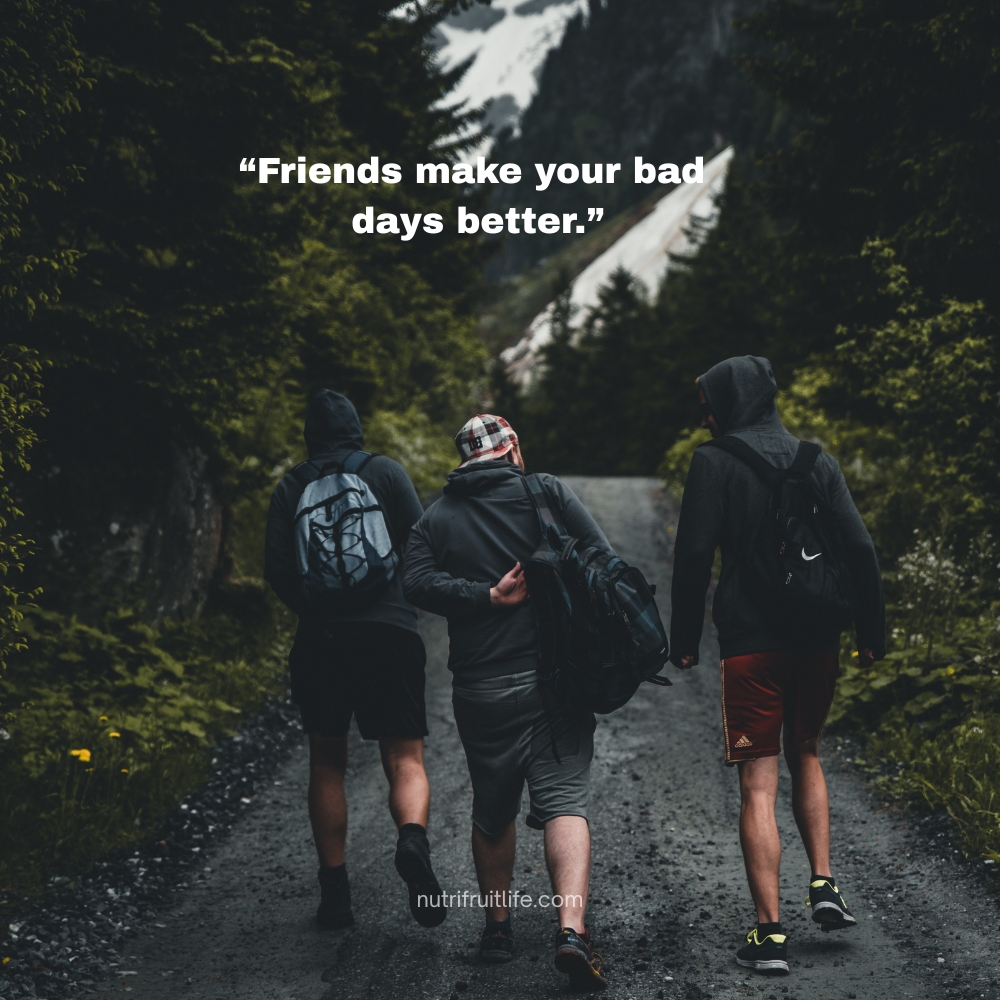 "Funny friends quotes about friends cheering you up on tough days"
