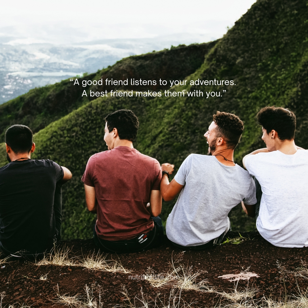 "Funny friends quotes about best friends creating adventures and memories together"
